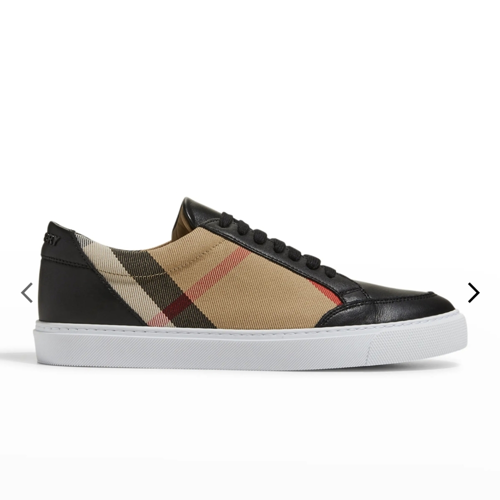 NWB Burberry Salmond Check Sneaker - Picture 4 of 6